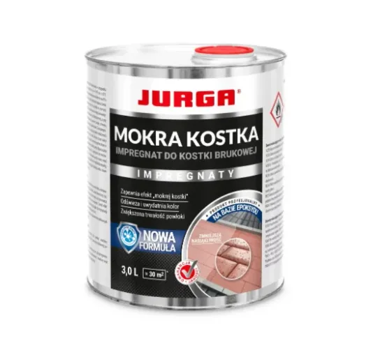 Impregnat do kostki brukowej JURGA – Efekt Mokrej Kostki 3l