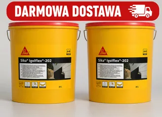 Dwuskładnikowa masa bitumiczna Sika Igolflex 202 50L do hydroizolacji fundamentów i piwnic. Skuteczna ochrona przed wilgocią. Sprawdź ofertę!