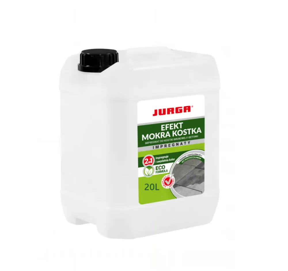 Impregnat do kostki brukowej JURGA – Efekt Mokra Kostka ECO FORMUŁA 20Litrów