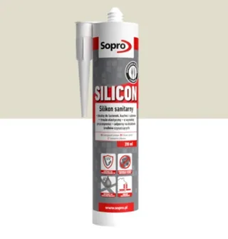SOPRO Silicon - Silikon sanitarny SREBRNO SZARY 17 310ml