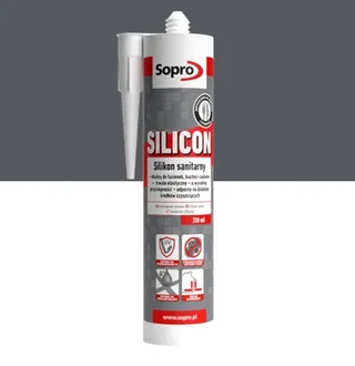 SOPRO Silicon - Silikon sanitarny ANTRACYT 66 310ml