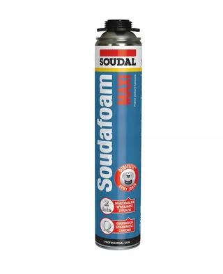 Piana montażowa pistoletowa wysokowydajna Soudal 870 ml MAXI niskoprężna