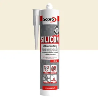SOPRO Silicon - Silikon sanitarny PERGAMON 27 310ml