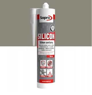 SOPRO Silicon - Silikon sanitarny KAMIENNO SZARY 22 310ml