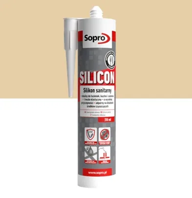 SOPRO Silicon - Silikon sanitarny BEŻ 32 310ml