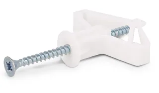Kołek tworzywowy z wkrętem z łbem stożkowym GL 10 mm - blister - 4 szt.