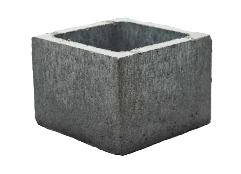 Pustak szalunkowy do słupków 25x25x27 cm – betonowy pustak zalewowy na słupki i ogrodzenia