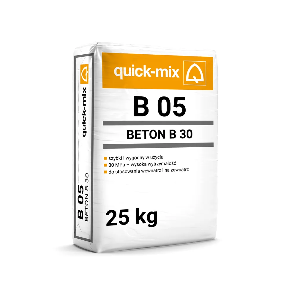 Gotowa zaprawa betonowa Sievert Quick-mix B 05 Beton B30 (C25/30) 25 kg