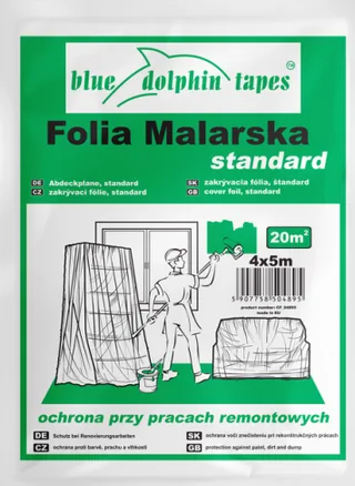 Folia Malarska Standard 4x5 m Blue Dolphin