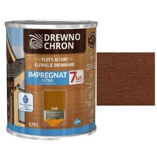 Drewnochron Impregnat Extra Powłokotwórczy Dąb Ciemny 0,75L